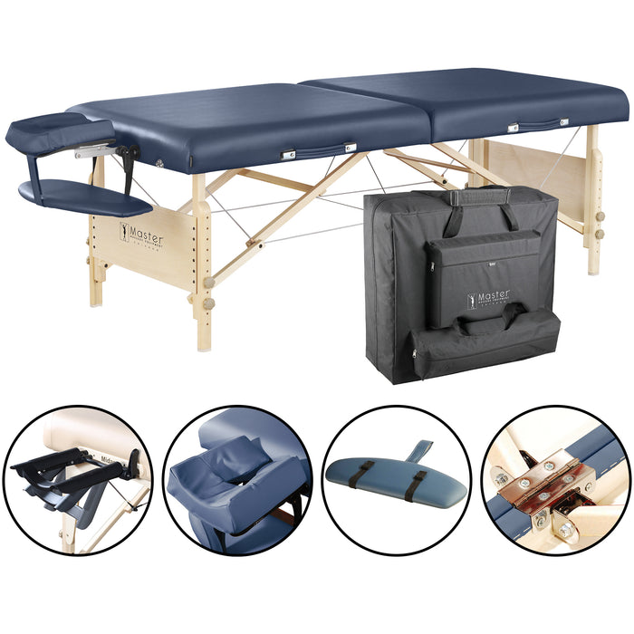 Master Massage Coronado LX 30" Portable Massage Table Package 28229