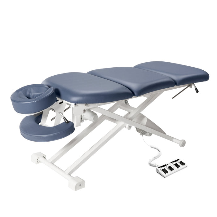 Master Massage TheraMaster 4 Section 30" Royal Blue Electric Lift Massage Table 10139