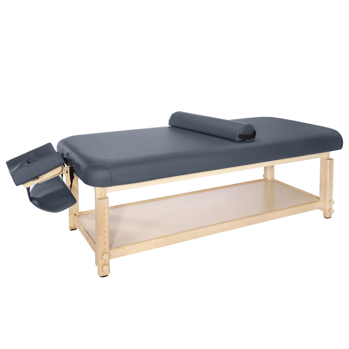 Master Massage Laguna 30" Navy Blue Stationary Massage Table 46559